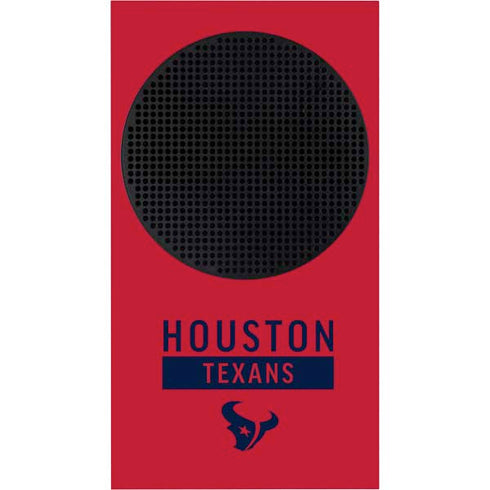 NFL Houston Texans Red Performance Series Xbox Series S Console Skin